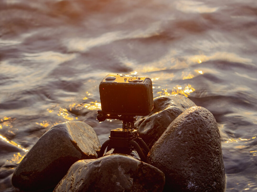 sunset filming outdoor