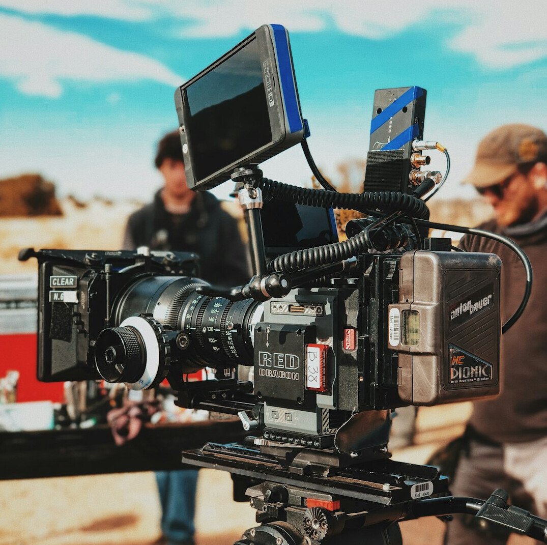 amateur film crew on set