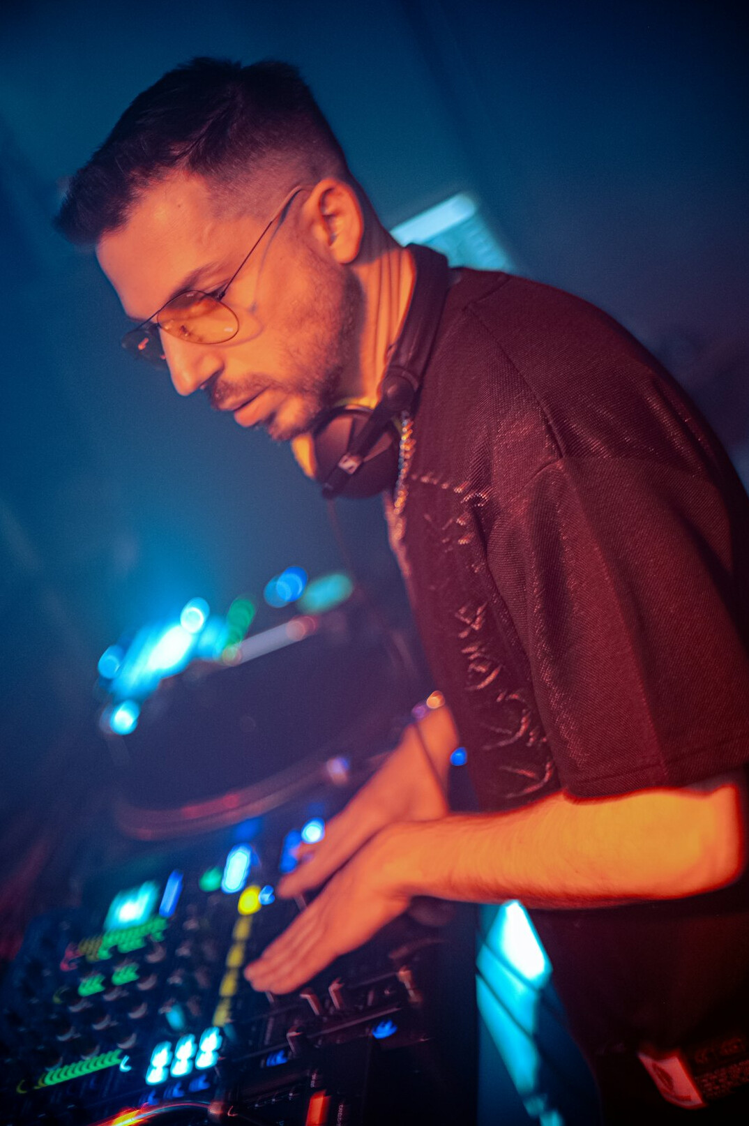 Portrait of a professional sound engineer